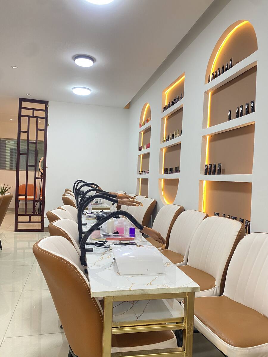 Nail academy training session